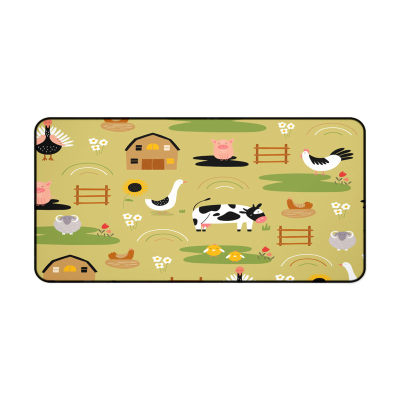 Polyester Desk Pad, 31.5x15.5