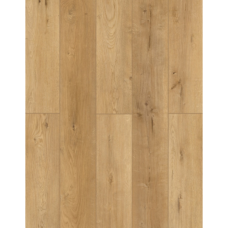 Lions Floor Bambino SPC Collection, Naples Parfum 7" x 48" Waterproof Luxury Vinyl Plank Flooring | Uniclic® Locking System, FloorScore Certified | Medium Brown | 1 Box = 23.64 Sq. Ft. | Most Rooms Need 30+ Boxes