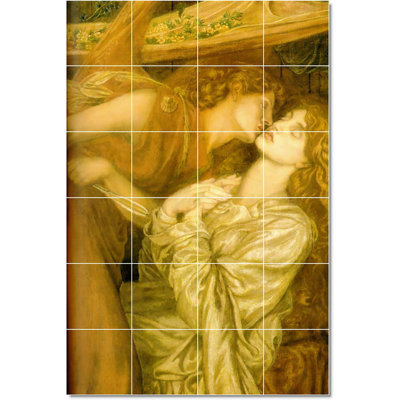 Carreau de céramique décorative 17 po x 25,5 po 4,25 po x 4,25 po