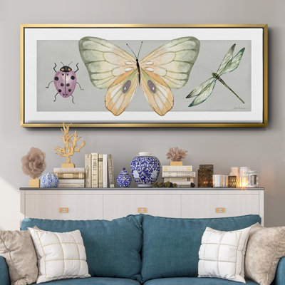 «Pretty Insectes I», toile encadrée
