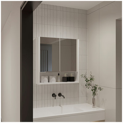 Manchester Rectangle Medicine Cabinet with Mirror