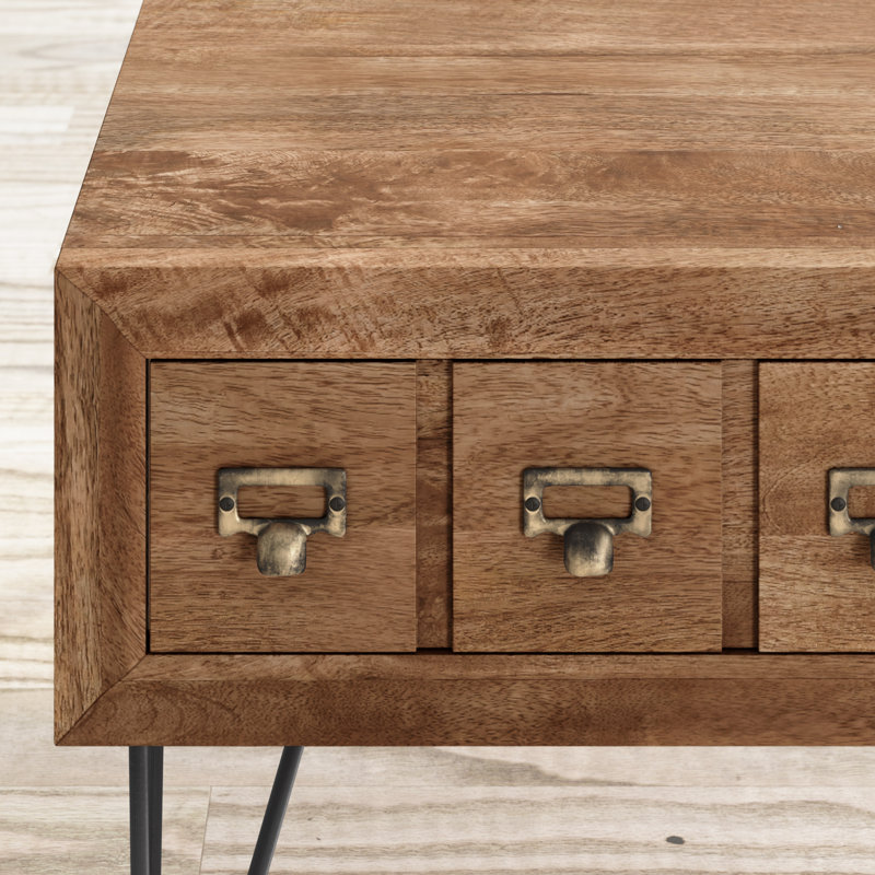 Katrein Solid Wood Top Coffee Table