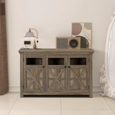 Meuble télé avec armoires de rangement Farmhouse