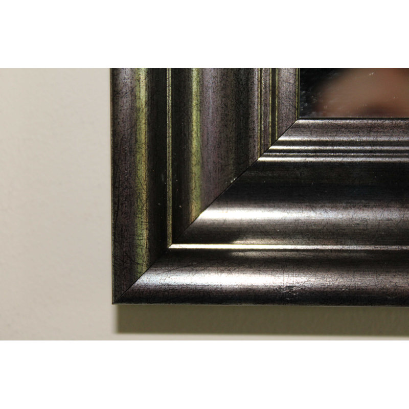 Roma Wood Flat Wall Mirror, 152cm H x 106cm W