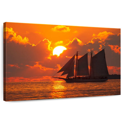 Gillard Florida Gillard Sunset Sailboat