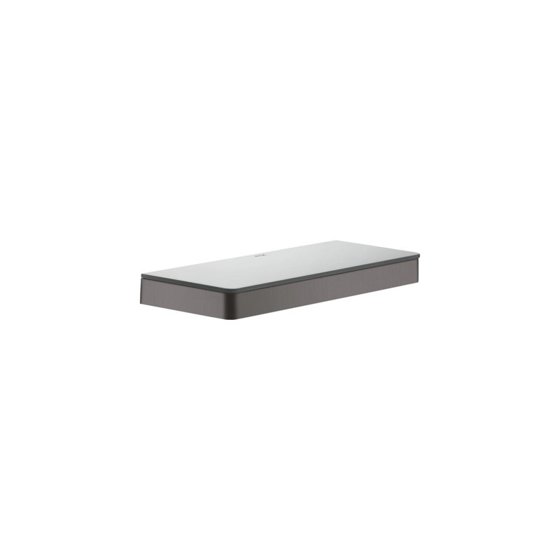 AXOR Universal Softsquare Shelf 12", Matte Black, 1" H x 12" W x 4" D