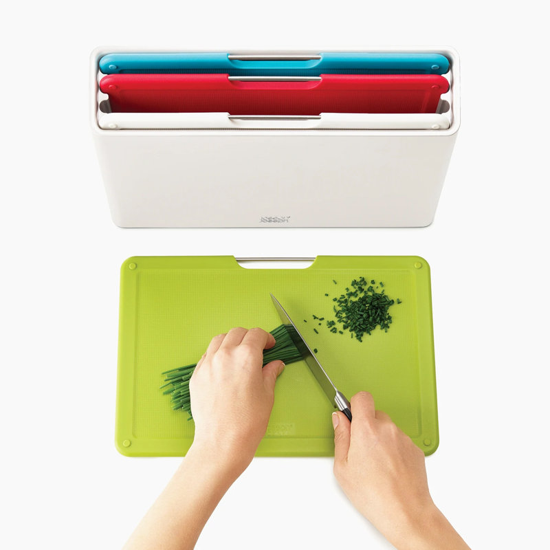 Joseph Joseph Index Chopping Board Set With Knives