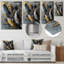 Décoration murale plumes dorées Boho Chic Feathers II - Glam Feather-52537136