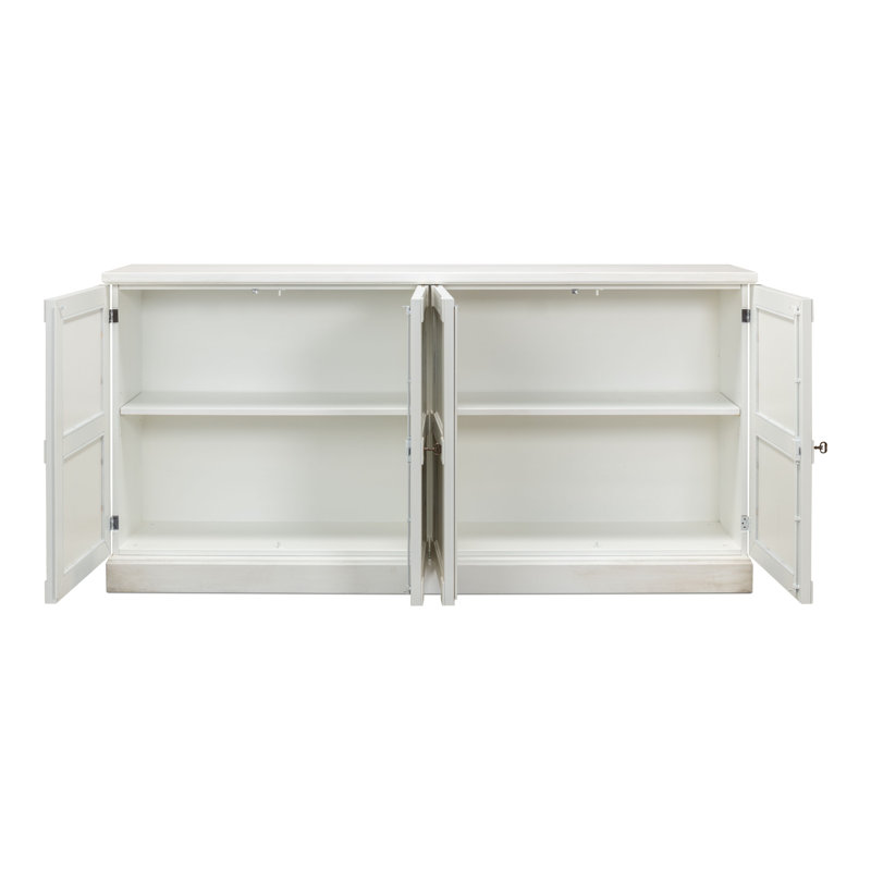 Montgomeryville 75'' Solid Wood Sideboard, White