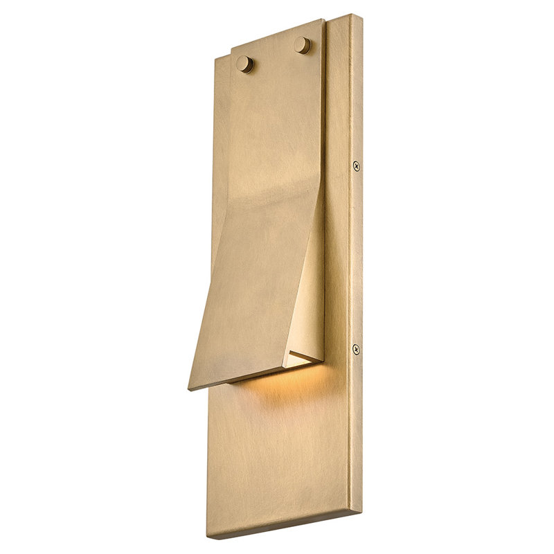 Hinkley Fold Medium Wall Mount Lantern, Natural