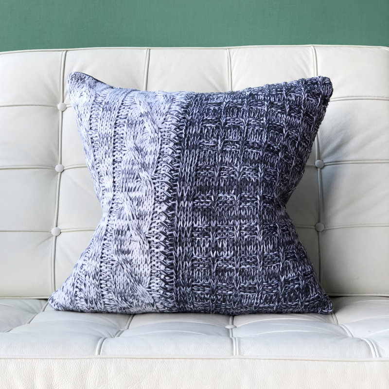 Hygge Striped Reversible Throw Pillow