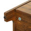 Enceinte moderne 2 en 1 pour litière pour chat, brune, compacte pour un espace limité, de haute qualité, facile à assembler, bien ventilée, mobilier polyvalent, table d'appoint brune, peu encombrante,-766189307-766189308-766189306