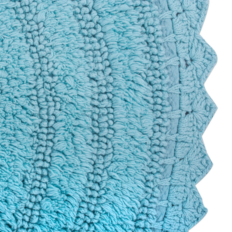 Lisk Bath Rug, Cameo Blue