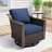 Patio Outdoor Wicker Chairs with Cushions-1914349042