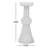 Shania 3.66'' H Glass Tabletop Candlestick