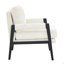 Fauteuil d'appoint rembourré Modern Chenille-1056847363