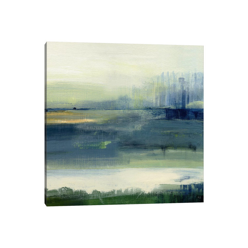 Glistening Meadow Détail II par Susan Jill - peinture sur toile tendue, H 12 po x l 12 po x P 0,75 po
