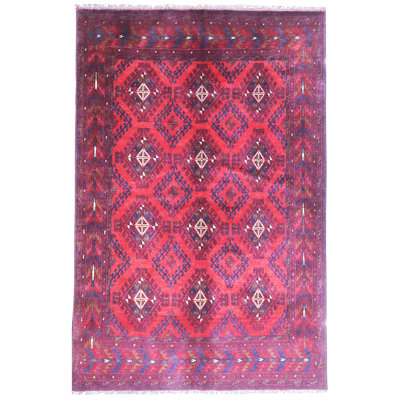 Bokara rouge écarlate 4 pi 1 po x 6 pi 2 po