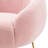 Gudbrand Velvet Barrel Chair with Ottoman-1930883033