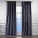Rideau simple extra long et extra large en velours mat luxueux