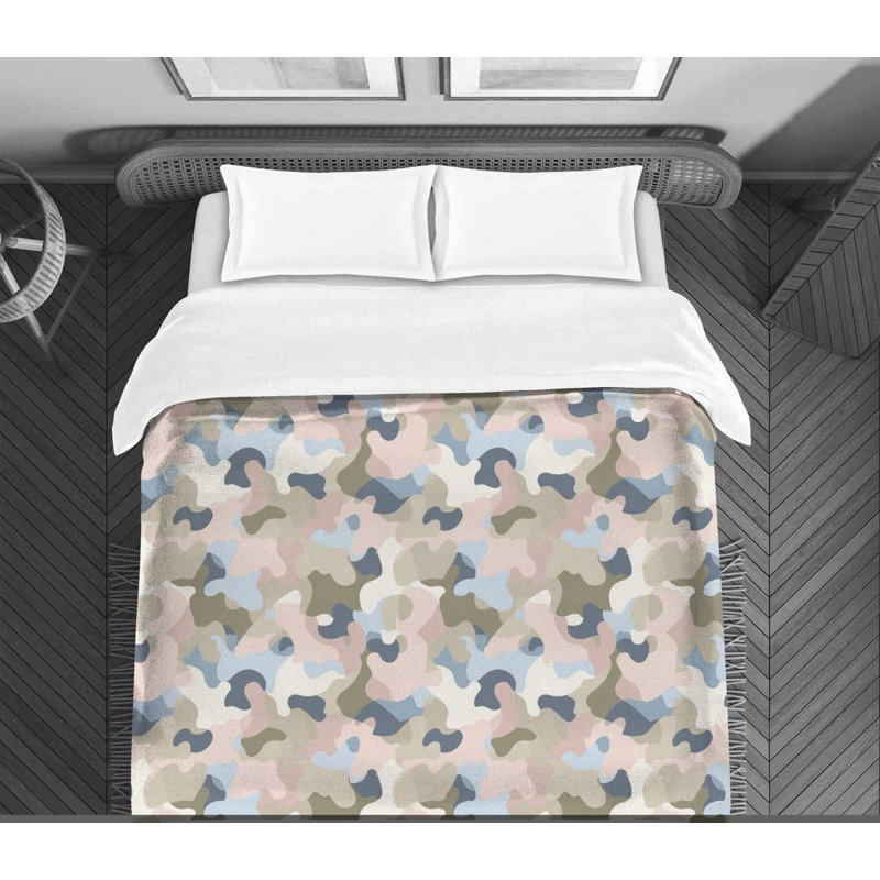 Army Camouflage Comforter, Twin Extra Long Comforter