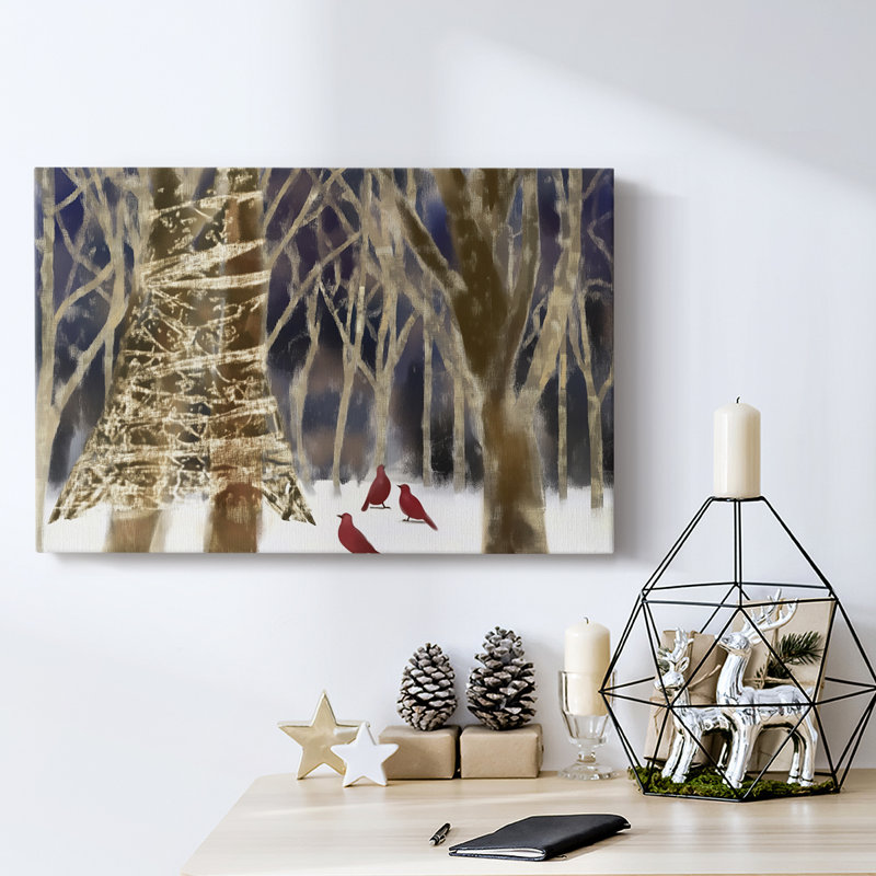 Christmas Holiday Arts - Toile tendue avec châssis, H 16 po x l 24 po