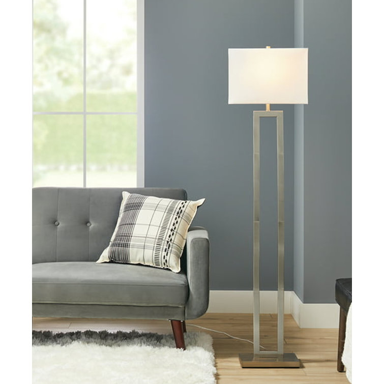 Better Homes & Gardens 62 Modern Dome Adult Floor Lamp, Brass