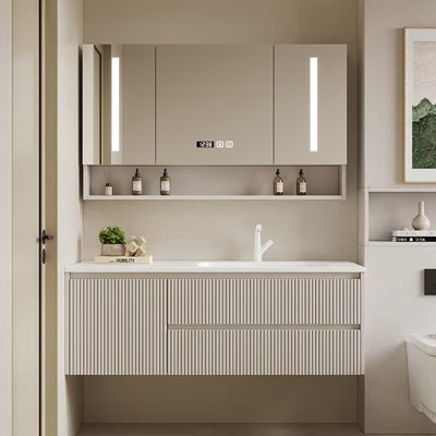 Nordic style simple stylish bathroom cabinet