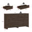 Commode à neuf tiroirs de style rustique-655417053