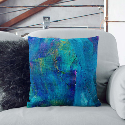 Abstract Square Throw Cushion