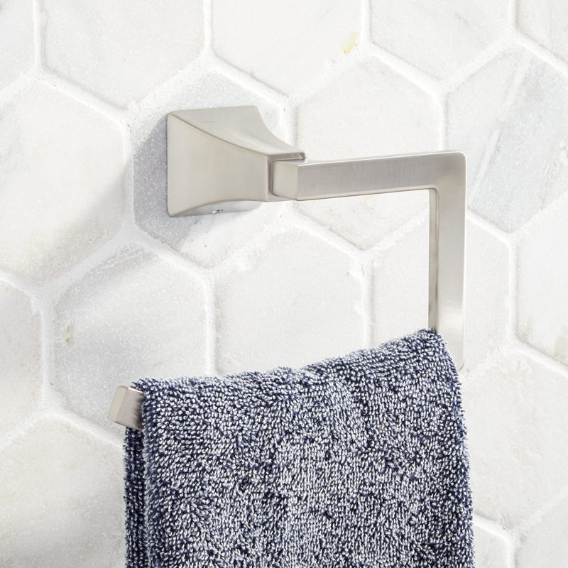 Vilamonte Towel Ring, Brushed Nickel