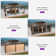 PURPLE LEAF 12' X 20' Hardtop Gazebo Canopy for Patio Deck Backyard Heavy Duty Outside Sunshade with Netting and Curtains Outdoor Permanent Metal Pavilion