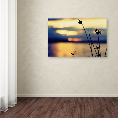 « crépuscule pensées », reproduction de photo sur toile tendue