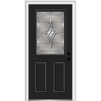 Grace 80'' Fiberglass Front Entry Doors