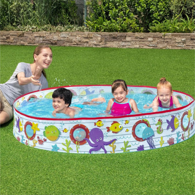 Dakota Fields Round Inflatable Pool 25 H x 152 W x 152 L