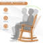 Chaise berçante double Mckamey