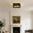9In Square Flush Mount Ceiling Lighting Fixture
