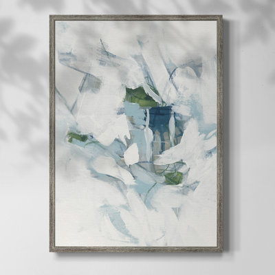 Ice Cavern III, reproduction encadrée - bois massif