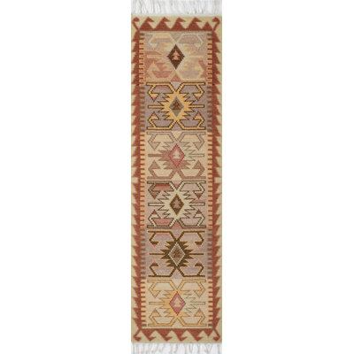 Nomad Hand Knotted Wool Southwestern Area Rug