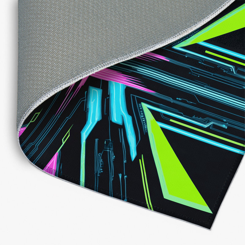 Tapis intérieur et extérieur Pulse Fragments, Rectangle 1 pi 6 po x 2 pi 6 po