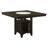 Damian Square Counter Height Dining Table Cappuccino