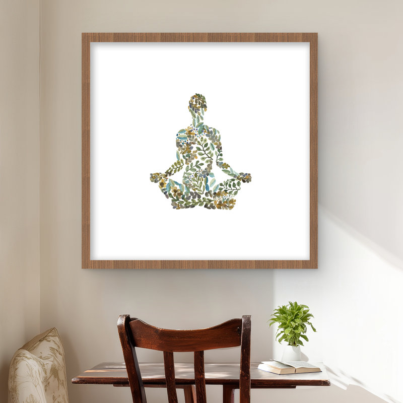 Zen Attitude - reproduction encadrée mat pour décor de salon