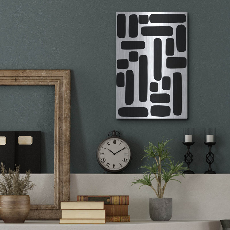 «Shuffle IV» par Regina Moore, art mural en métal, H 16 po x l 12 po