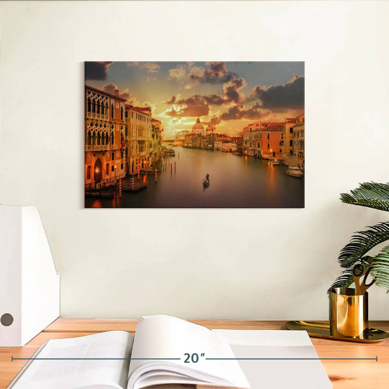 Tergel Sunset In Venice, 8'' H X 12'' W