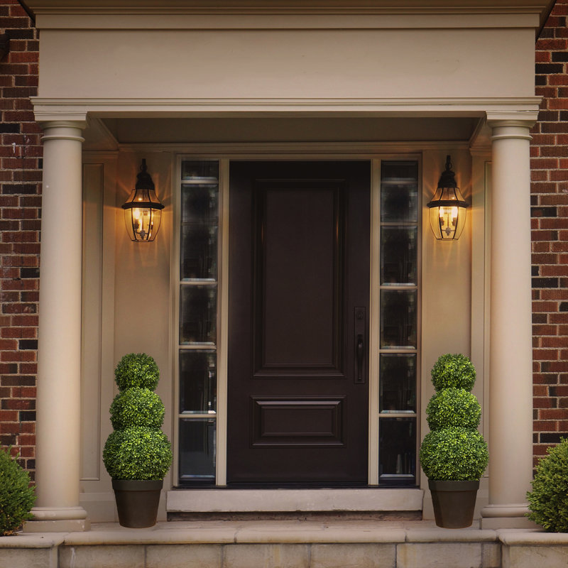 Elegant Adjustable Triple-Ball Boxwood Topiary, 64'' in Plastic Pot
