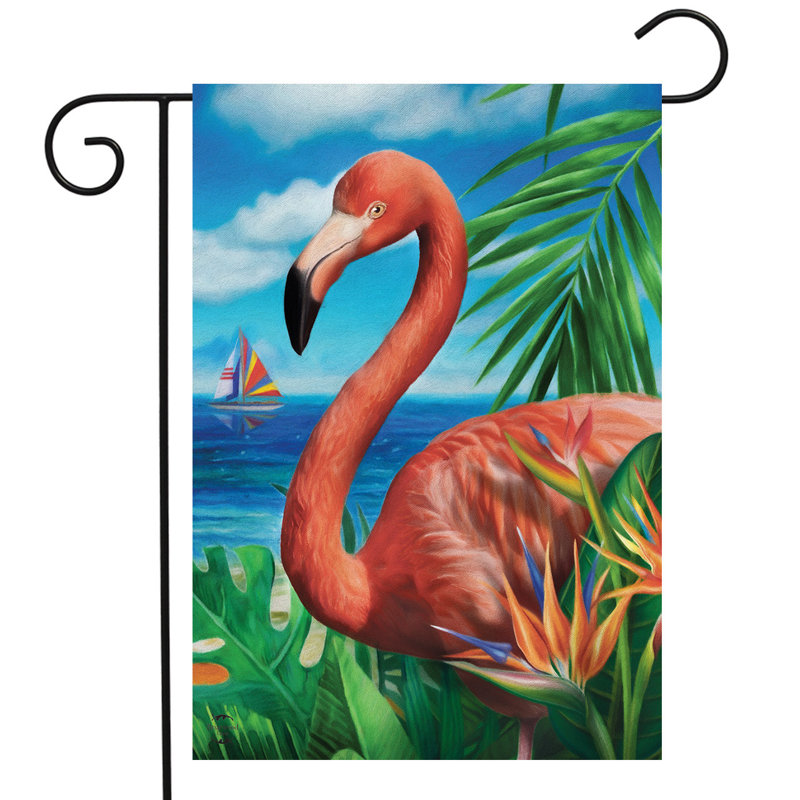 Drapeau Flamingo Paradise Garden