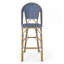 Set Of 2 Outdoor PE Rattan French Barstool-864120201