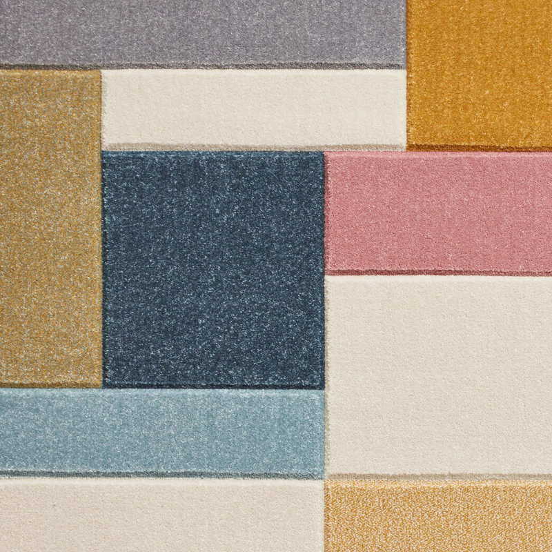 Bairdstown area rug Machine Woven Rectangle Multi coloured, Rectangle 80cm x 150cm