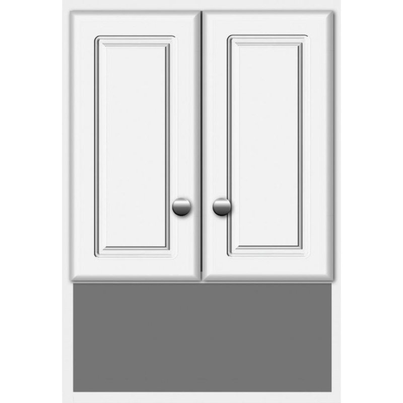 Simplicity Bathroom Cabinet, Satin White