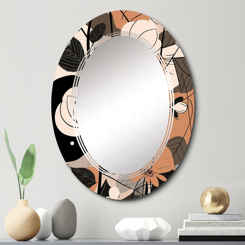 Ardenne - Miroir mural moderne ovale, 30 po x 20 po